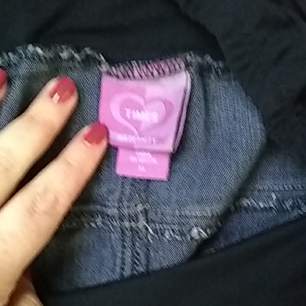 Dark wash maternity jeans - Picture 4 of 5